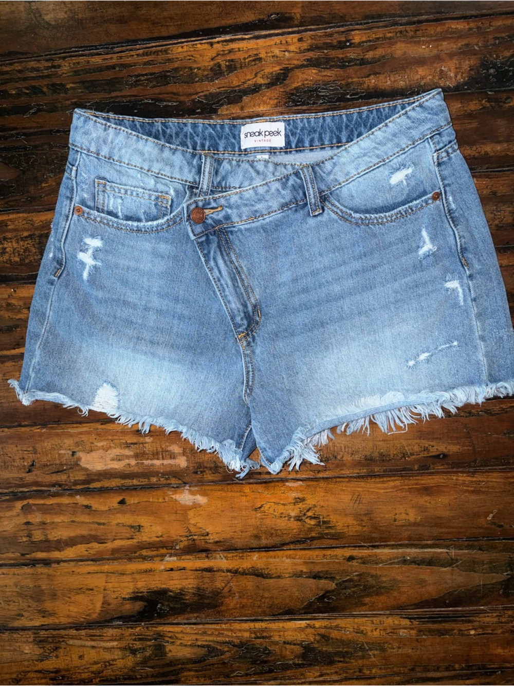 sneak peak women’s denim shorts